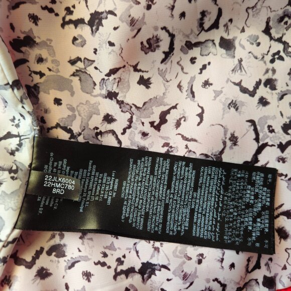 Guess Los Angeles Womens XL red windbreaker adjustable rain jacket full zip hood - Picture 14 of 16